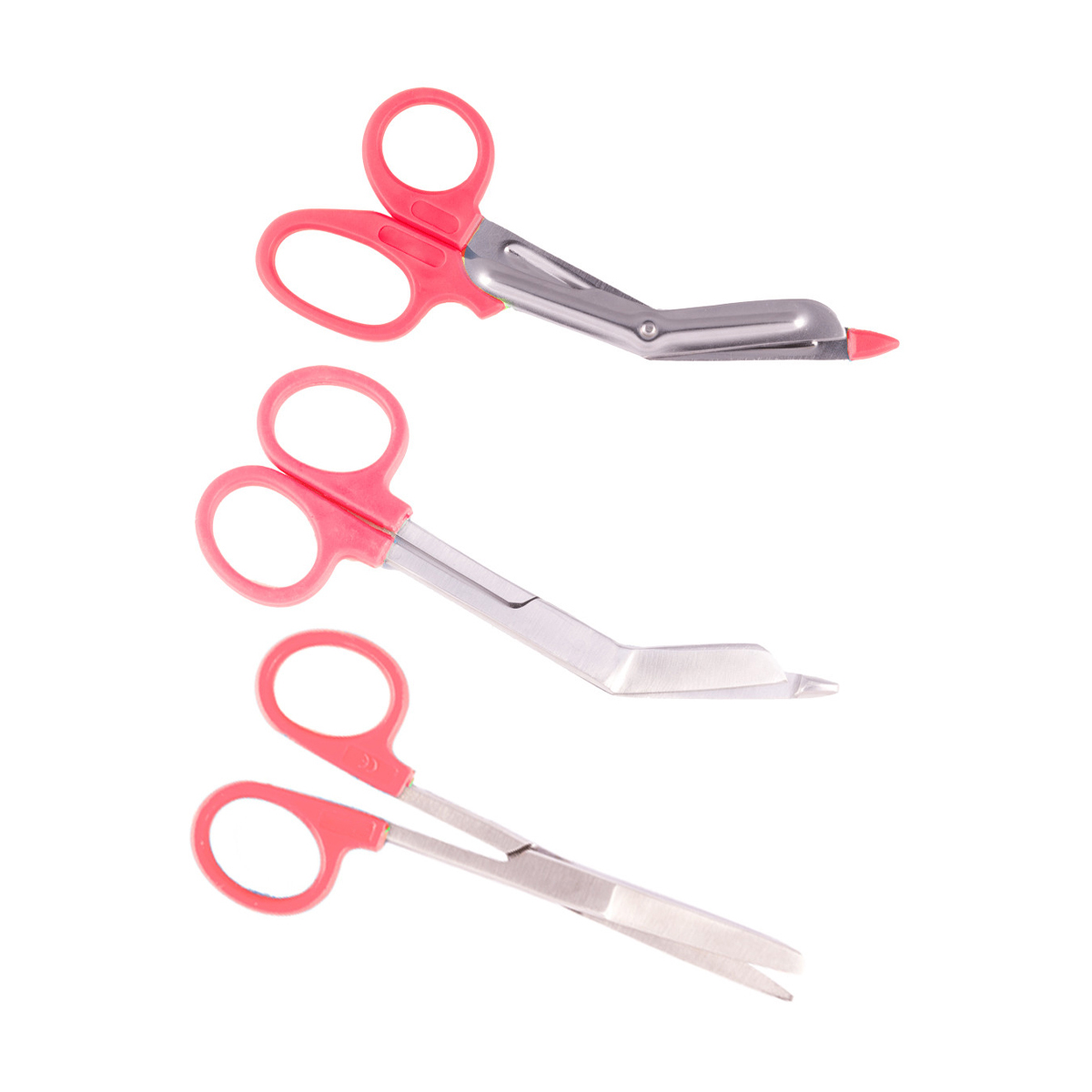 Nursing Scissors Set Plastic Handle Pink