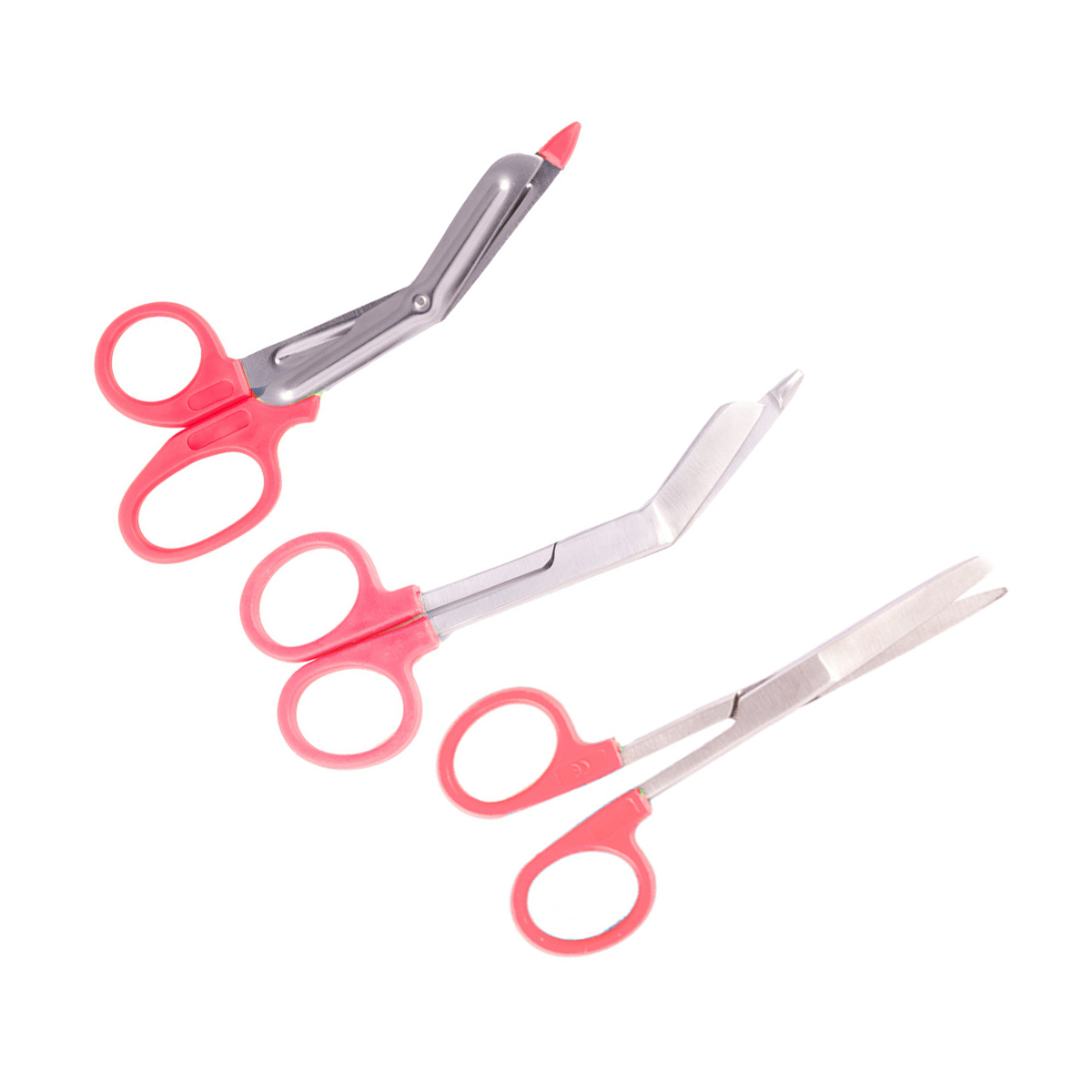 Nursing Scissors Set Plastic Handle Pink