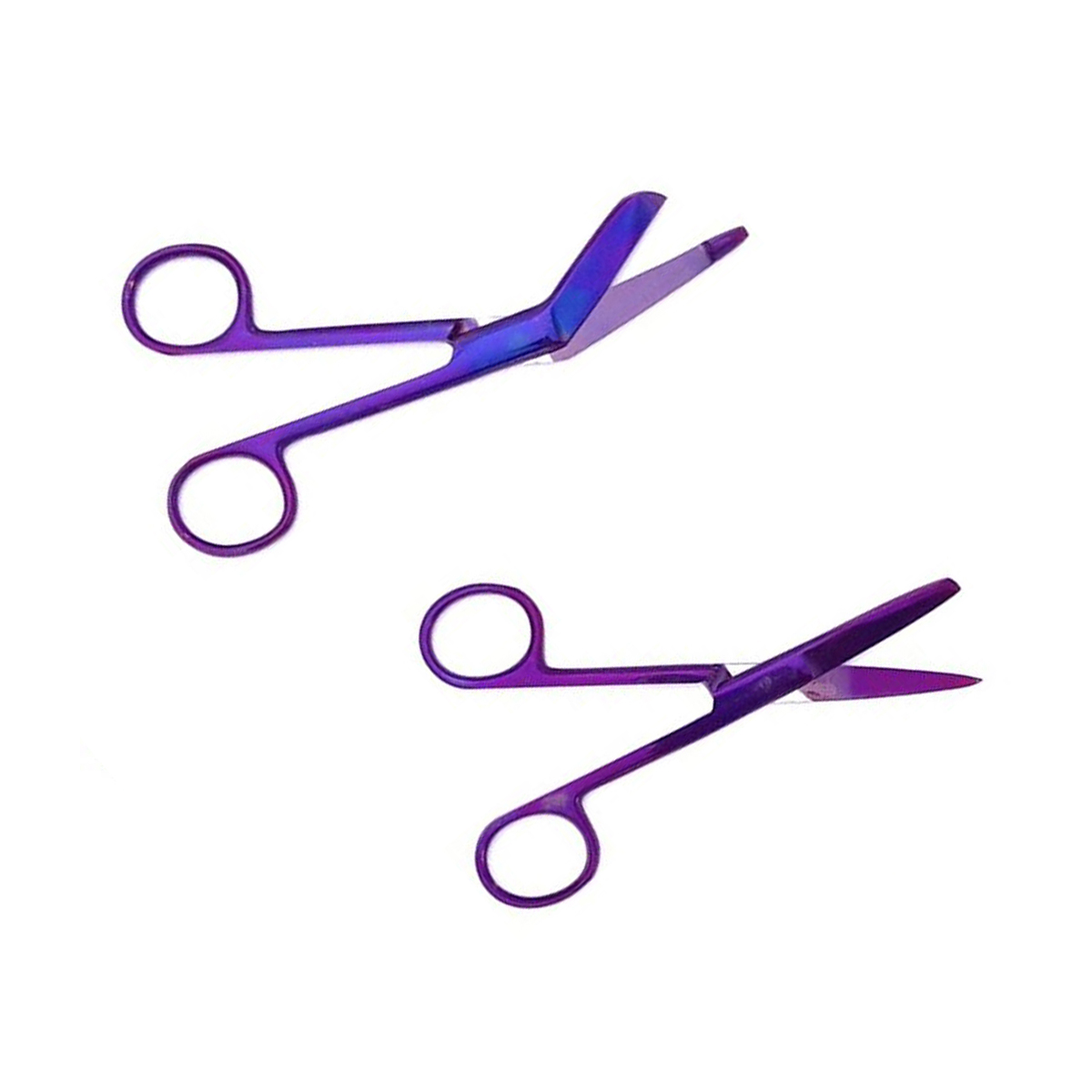 Scissors Set of 2 Purple Plasma